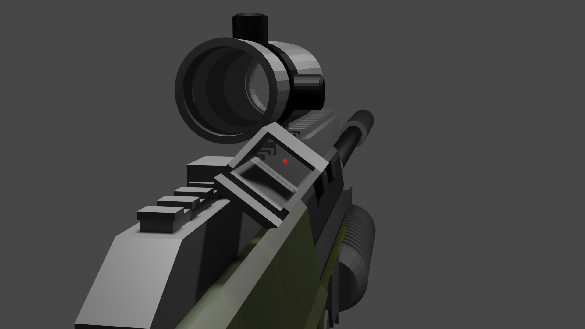 Custom AUG (Low Poly) preview image 7